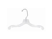 Only Hangers Children s Clear Plastic Dress Hanger 12 Pack of 25