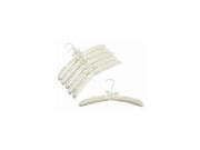 Only Hangers Satin Hangers Ivory Pack of 6