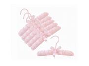 Only Hangers 10 Baby Satin Padded Hangers Pink Pack of 6