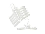 Only Hangers 10 Baby Satin Padded Hangers White Pack of 6