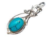 Ana Silver Co Tibetan Turquoise 925 Sterling Silver Pendant 2 1 4