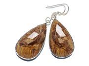 Ana Silver Co Plume Agate 925 Sterling Silver Earrings 1 7 8