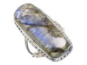 Ana Silver Co Large Labradorite 925 Sterling Silver Ring Size 6.5