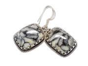 Ana Silver Co Pinolith Jasper 925 Sterling Silver Earrings 1 1 2