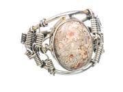 Ana Silver Co Crazy Lace Agate 925 Sterling Silver Ring Size 6.5