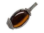 Ana Silver Co Huge Tiger Eye 925 Sterling Silver Pendant 2 1 2