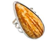 Ana Silver Co Large Aragonite 925 Sterling Silver Ring Size 6.75