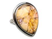Ana Silver Co Brecciated Mookaite 925 Sterling Silver Ring Size 9.25