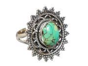 Ana Silver Co Tibetan Turquoise 925 Sterling Silver Ring Size 7
