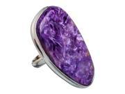 Ana Silver Co Rare Charoite 925 Sterling Silver Ring Size 7.5