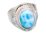 Ana Silver Co Rare Larimar 925 Sterling Silver Ring Size 9.5