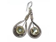 Ana Silver Co Faceted Citrine 925 Sterling Silver Earrings 2