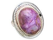 Ana Silver Co Rare Charoite 925 Sterling Silver Ring Size 5.25