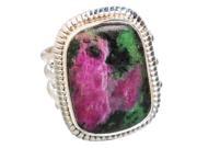 Ana Silver Co Ruby Zoisite 925 Sterling Silver Ring Size 7.75