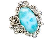 Ana Silver Co Rare Larimar 925 Sterling Silver Ring Size 7