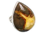 Ana Silver Co Large Septarian Nodule 925 Sterling Silver Ring Size 6.5