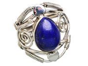Ana Silver Co Lapis Lazuli Heart 925 Sterling Silver Ring Size 6