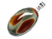 Ana Silver Co Large Imperial Jasper 925 Sterling Silver Pendant 2 1 4