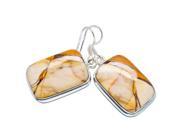 Ana Silver Co Brecciated Mookaite 925 Sterling Silver Earrings 1 1 2