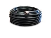 50 SureCall 400 Coaxial Cable with N Male Connectors Black Fifty Feet Coax Cables
