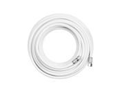 20 SureCall 400 Coaxial Cable with N Male Connector White Twenty Feet Coax Cables