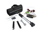 Weanas® 16 in 1 Bicycle Bike Cycling Multifunctional Tyre Repair Tools Kits Set including Mini Portable Pump with bike carrying bag