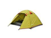 Weanas® Waterproof Double Layer 2 3 4 Person 3 Season Aluminum Rod Double Skylight Outdoor Camping Tent For Outdoor Camping Travel Green Lime Green Azure
