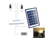 Weanas® Solar Panel Power Home System Kit with LED Bulbs External Battery Power Bank Solar Energy Recharge USB Combo Charging Charger Cable for iPhone iPad Sams