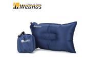 Weanas® Ultralight Portable Air Self Inflatable Pillow Outdoor Camping Travel Soft Pillow Outdoor Navy Blue