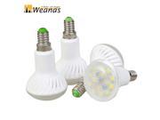 Weanas 4x E14 LED Light Bulb Lamp 7 Watt AC 95 265V Warm White Ceramic Undimmable Equivalent to 50W Halogen Track Bulb Replacement 180° Beam Angle