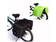 Weanas 30L Bike Double Side Rear Rack Tail Seat Trunk Bag Pannier Rain Cover
