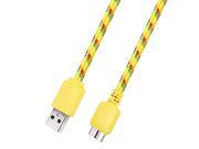 3M Braided Micro USB 3.0 Data Synchronization Charger Cable for Samsung Galaxy S5 Note 3