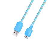 3M Braided Micro USB 3.0 Data Synchronization Charger Cable for Samsung Galaxy S5 Note 3