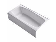 KH K 716 0 Villager 5 ft. Right Hand Drain Bathtub in White