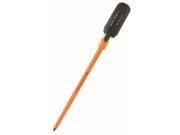 Klein Tools 662 4 INS Screwdriver Insulated 2 Square 4Inc