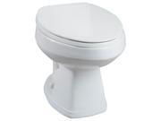 Ez Flo 34016 Vitreous China White Toilet Elongated Bowl