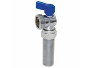 Eastman 10759 Cold Blue Handle Washing Machine Outlet Stop Valve Chrome