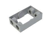 Ez Flo 61423 1 Gang Outlet Box Extension Ring with 4 1 2 Holes