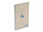 EZ Flo 61067 Coaxial Cable Wall Outlet Single