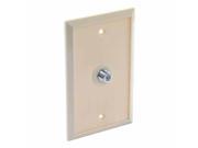 EZ Flo 61069 Coaxial Cable Wall Outlet Single
