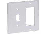 Ez Flo 62084 Combination Deco Switch and Duplex Wall Plate