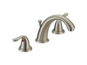 Ez Flo 10193 Two Handle Widespread Lavatory Faucet Brushed Nickel