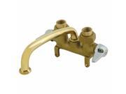 Ez Flo 10154 Wall Mount Faucet Two Handle Brass Chrome