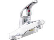 Ez Flo 10094 Bathroom Faucet Washerless One Handle Desc with Brass Pop up Chrome