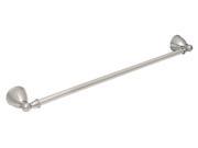 Ez Flo 16243 24 Towel Bar with Ends Brushed Nickel