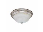 Ez Flo 59316 Ceiling Dome Brushed Nickel 13 D X 6 H 2 Bulb