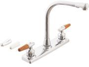 Ez Flo 10175 Decorative High Rise Kitchen Faucet Washerless Chrome