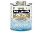 Ez Flo 86204 Weld On PVC Cement Clear Regular Body 1 4 Pint
