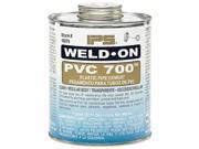 Ez Flo 86206 Weld On PVC Cement Clear Regular Body Pint