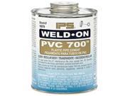Ez Flo 86207 Weld On PVC Cement Clear Regular Body Quart